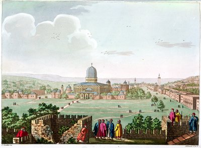 The Mosque of Omar, engraved by G. Castellini by Angelo Biasioli